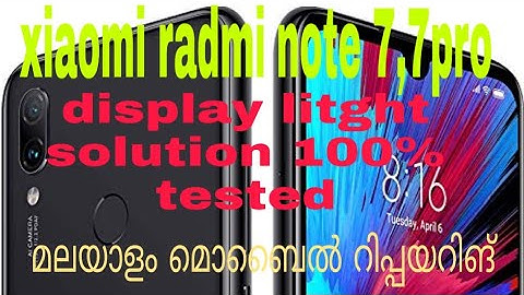 xiaomi redmi note 7 display light solution1000% tested, redmi note 7pro light problem, dead solution
