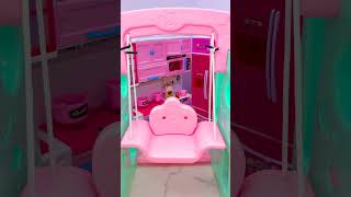 Satisfying With Unboxing Barbie Princess Swing and Slide Toys, ASMR Video #shorts