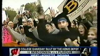 2004 ESPN Gameday Intro at Purdue - Purdue vs Wisconsin