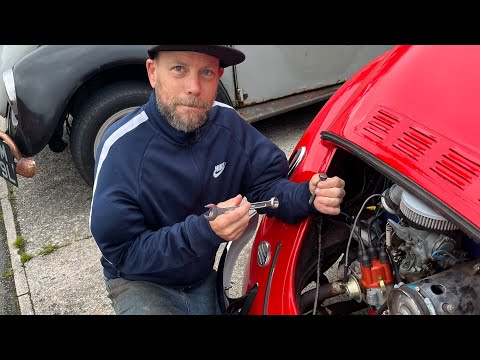 VW beetle Wizard How to remove seized engine bolt + Remove a broken engine stud !!