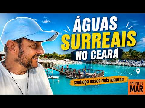 DOIS PARAÍSOS AZUIS NO CEARÁ lugares que parecem de outro país!