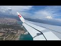 SWISS A320neo Sunny afternoon takeoff from Malaga Airport (AGP)