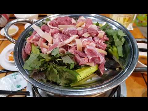 THỊT DÊ HẤP LÁ TÍA TÔ NGON BỔ