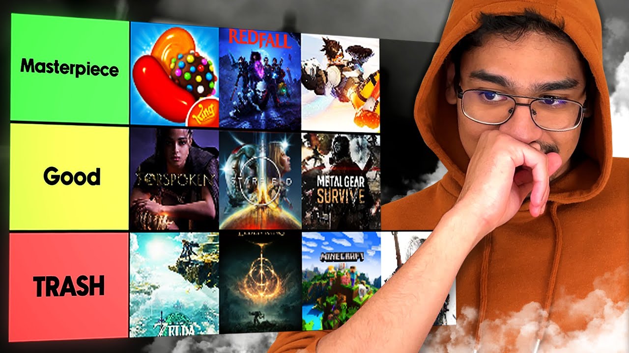 The ULTIMATE Video Game Tierlist