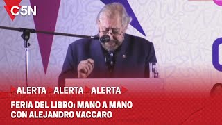 FERIA del LIBRO con MENOS EXPOSITORES: MANO a MANO con ALEJANDRO VACCARO (FUNDACIÓN EL LIBRO)