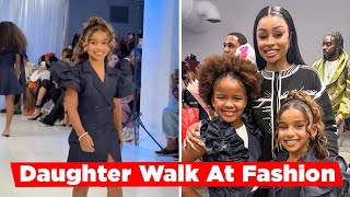 Famous Blac Chyna Daughter Dream Kardashian STRUTS Down Runway at fashion Show Net Worth