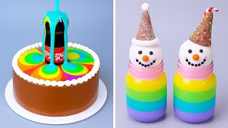 How To Make Rainbow Cake Recipes You'll Love | Creative Chocolate Cakes Decorating Ideas