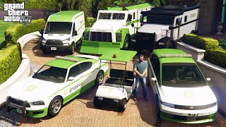 Gta 5 - Stealing Los Santos Gruppe Sechs Security Vehicles With Michael Real Life Cars 