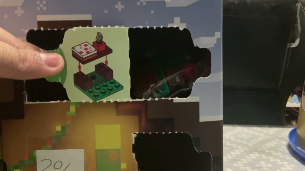 Lego Minecraft 21280 Advent Calendar Days 15 to 19