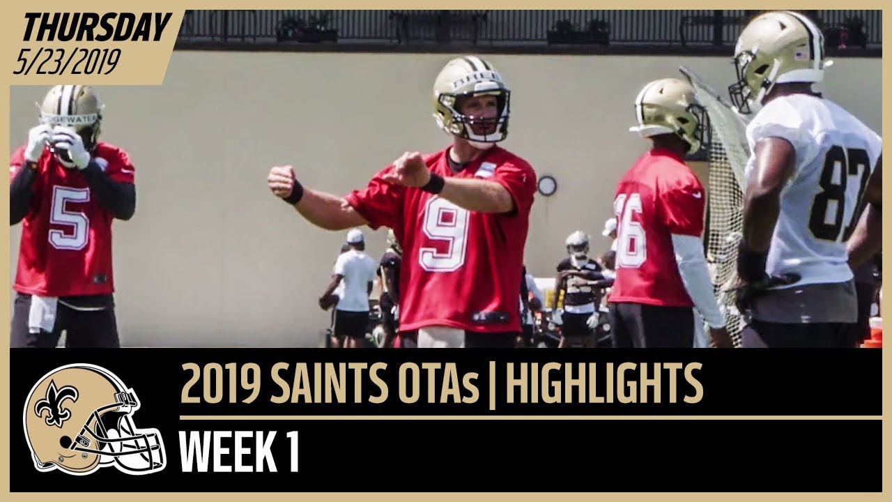 Highlights From Saints OTAs on Thursday During Week 1 | New Orleans Saints