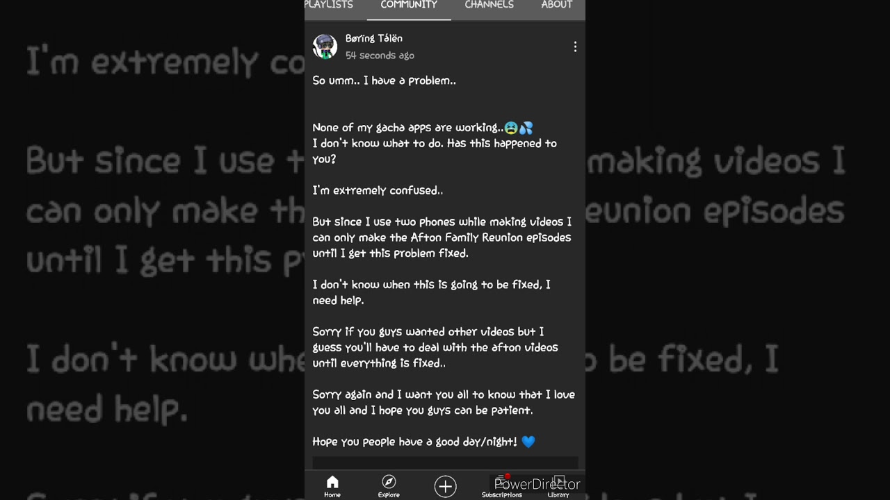for the people who cant read my community posts.. I'm having so many problems!!!