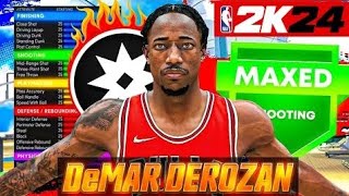 *NEW* BEST DEMAR DEROZAN BUILD THAT CAN SLASH AND IS A MID-RANGE KING! 87+ DUNK! 90+ MIDDY!