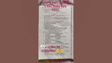 #students#botany#bsc#viral#tmbuuniversity#tmbu#part1#2020#bscpyq#study#studywithme 👍👍