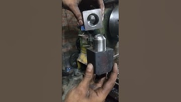 bast lock job project on cnc lathe machine iti video