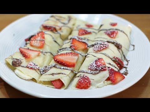 How to Make Crepes| Easy Homemade Crepe Recipe (Short Version)