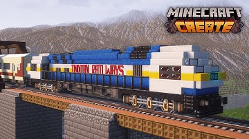I Built the INDIAN WDP4D Locomotive with Minecraft Create | #3