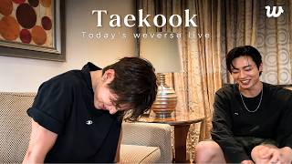 [ ENG SUB 🔴] Finally! V & Jungkook together on Weverse Live (12-08-2026) screenshot 3