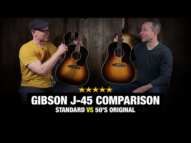 🎸 Gibson J-45 (2000) vs Gibson J-45 (2015) – A/B Acoustic Tone