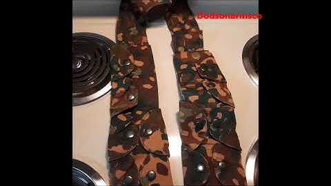 German Para Bandoleer as a pattern for home manufacture: SHTF, Economic Collapse, WW3