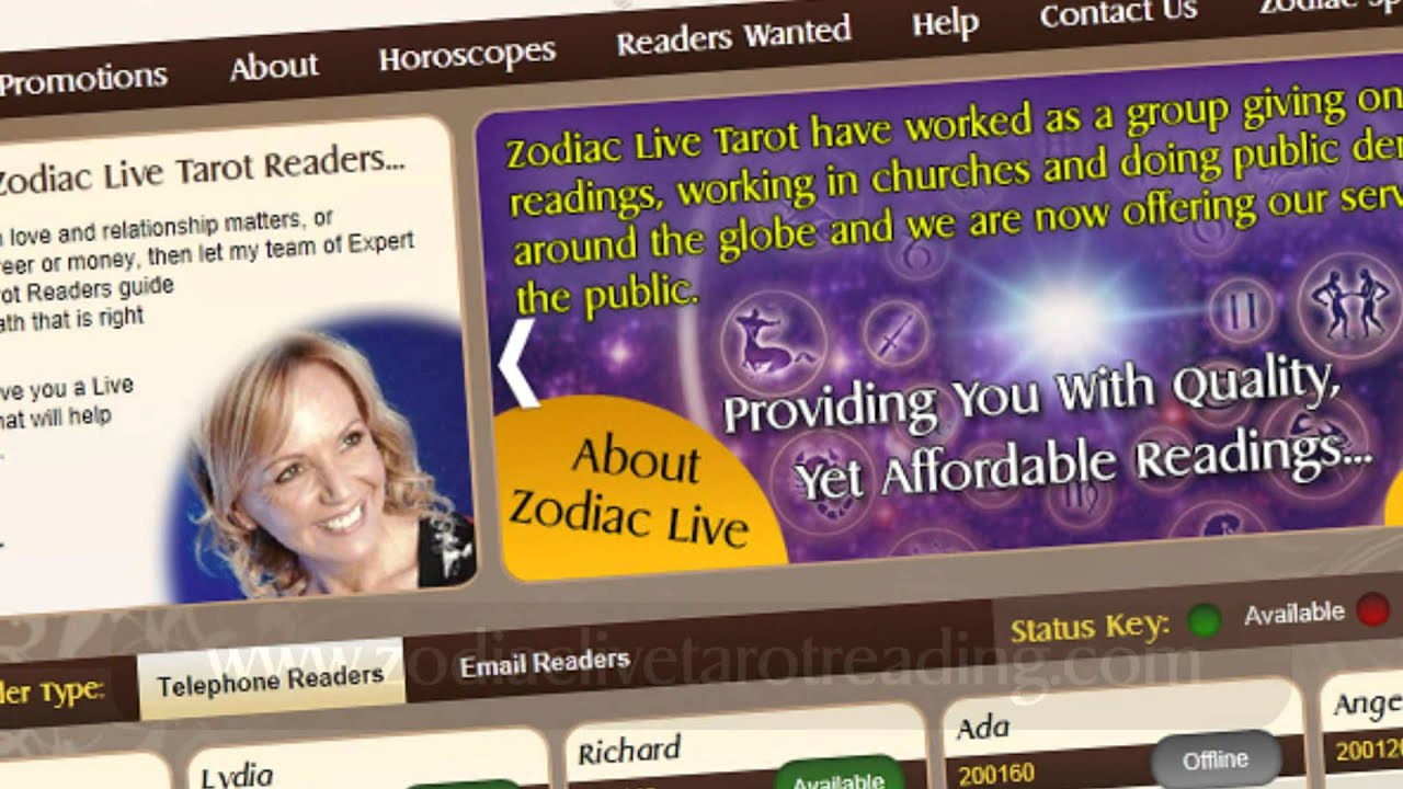 Online Tarot Reading By Zodiac Live Tarot