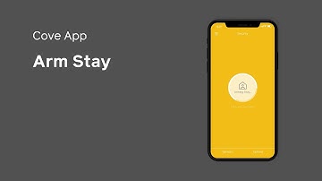 How to Arm Stay on App - Cove