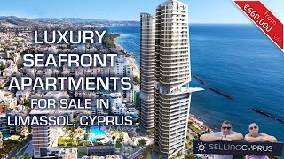 Luxury seafront apartments for sale in Limassol, Cyprus.