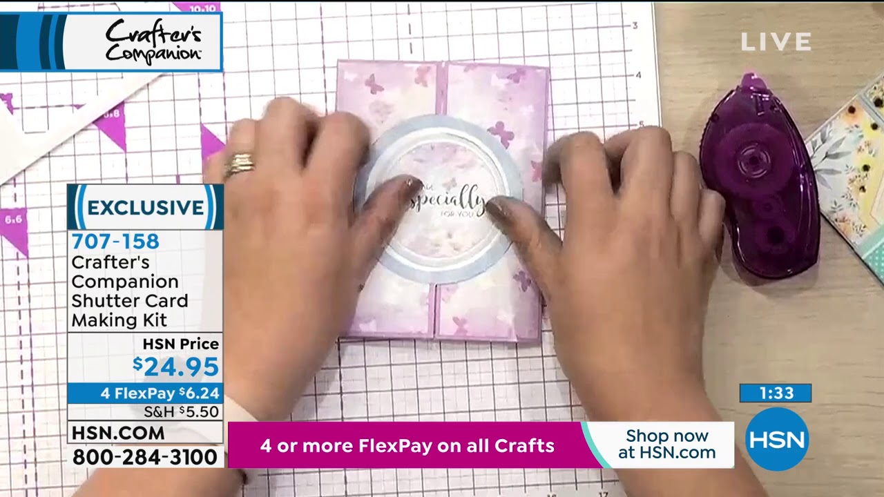 Crafter's Companion 376piece Shutter Card Making Kit