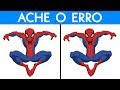 Encontre os 7 erros no Homem Aranha | Jogo Dos 7 Erros