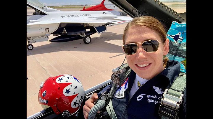 Meet Only Female F-16 Pilot of  Thunderbirds Maj M...
