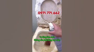 Nước tẩy vết bẩn tạo bọt