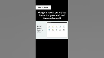 Google‘s new AI prototype: Future UIs generated real-time on-demand?