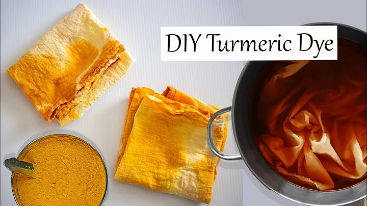 How to Dye Fabrics at Home | Homemade Turmeric Dye | DIY Turmeric Dye