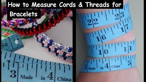 How to Measure Cords/Threads for Macrame & Friendship Bracelets [Tutorial]