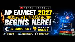 👉 AP EAMCET 2027 Physics Preparation Begins Here | Introduction + Important Basics