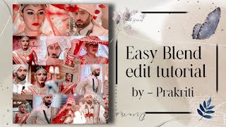 Easy blend edit tutorial ♡ How to edit with screencaps 💓 by - prakriti