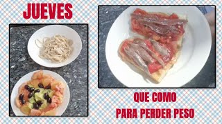 Que Como Para Perder Peso Con Recetas Jueves