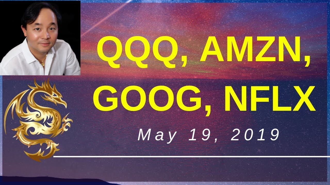 Stock forecasts of Nasdaq ETF QQQ, Amazon AMZN, Alphabet Goog & Netflix