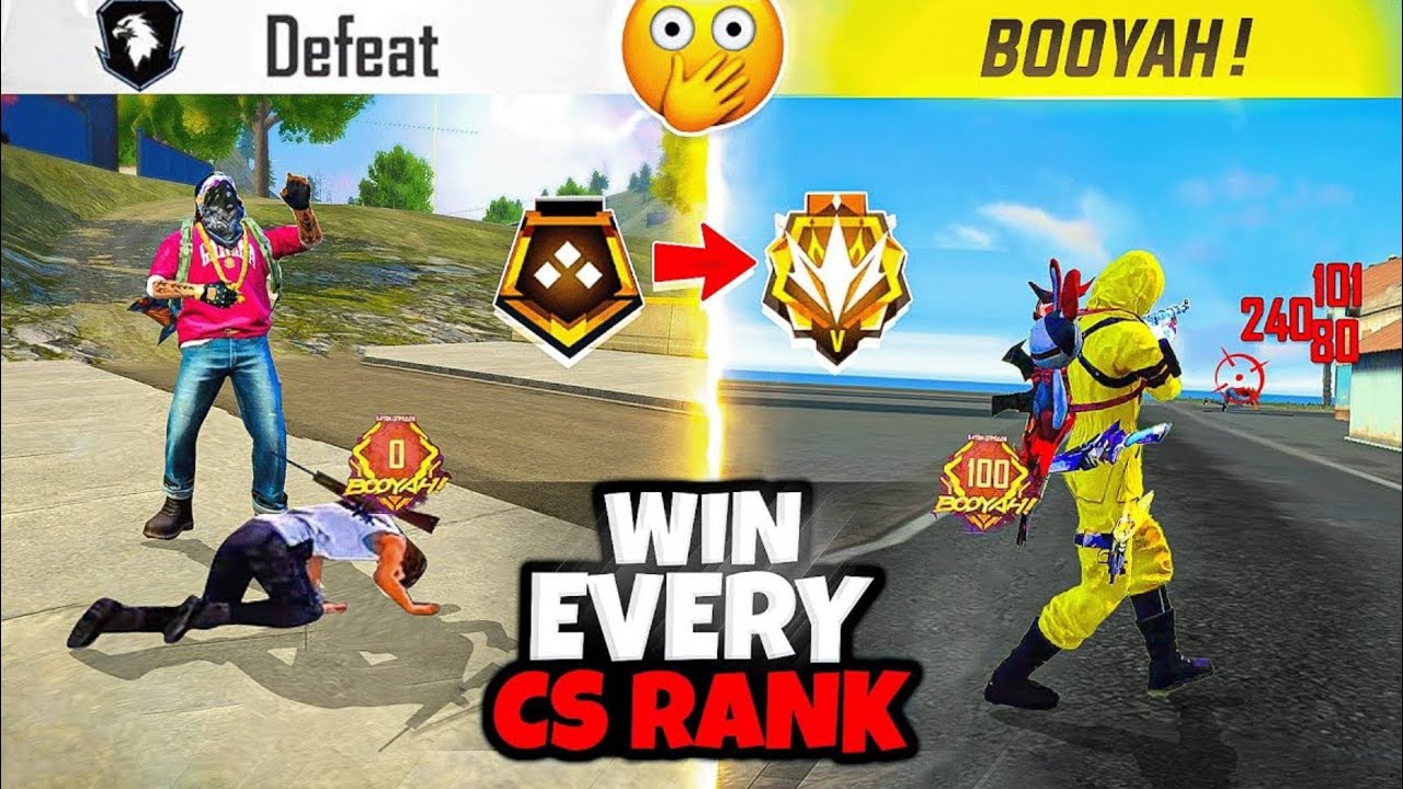 How To Win Every CS Rank With Random Players Free Fire Pro Tips And ...