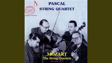 String Quartet No. 10 in C Major, K. 170: I. Andante