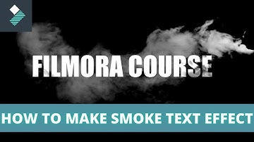 How to Make Smoke Text Effect | Filmora 9 | Elegant intro  {2023}