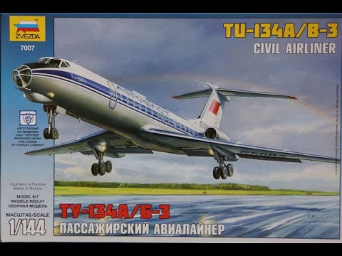 Maquette Tupolev Tu-134 UBL 1/144