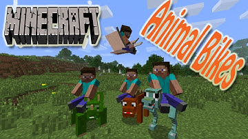 Minecraft Mod Spotlight: Animal Bikes (1.7.2, 1.6.4 + download)