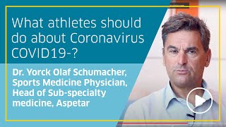 What athletes should do about Coronavirus COVID-19?