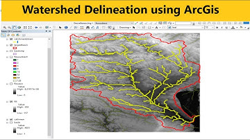 Watershed delineation ArcGIS, determine Catchment area using ArcMap