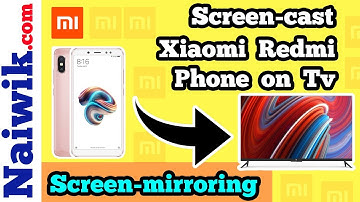 Screen cast Xiaomi Redmi Note 5 Pro phone on any Smart Tv  | Miui 9 | Sony Bravia Tv