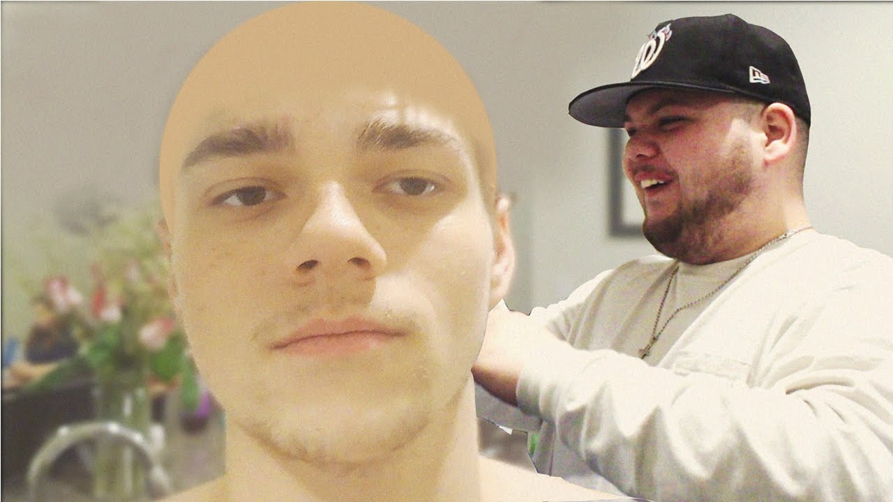 letting my cousin cut my hair