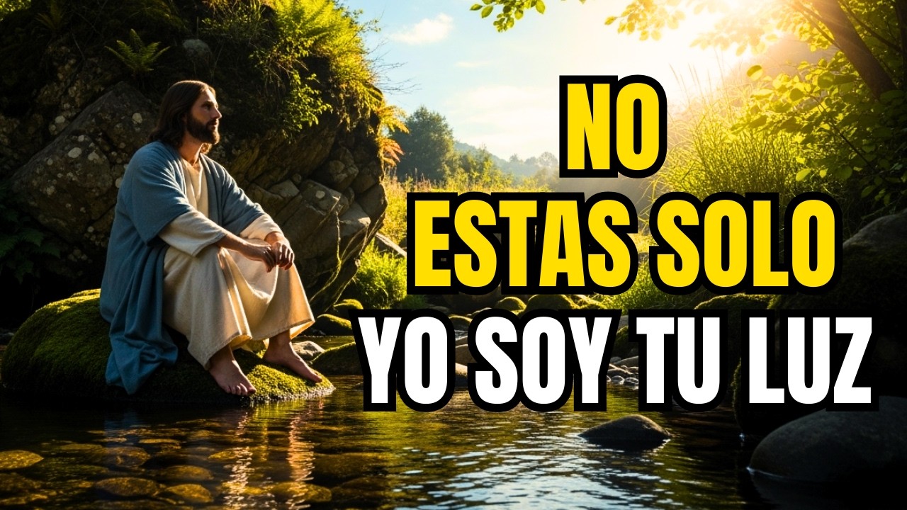 DIOS TE DICE: NO ESTÁS SOLO, YO SOY TU LUZ EN LA OSCURIDAD - DIOS ES BUENO