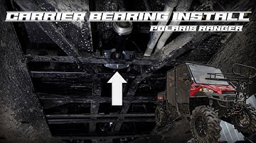 How to install Polaris Ranger Carrier Bearing | SuperATV