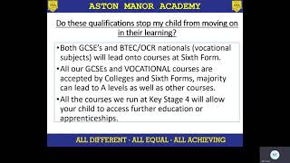 Year 8 Options Information Presentation