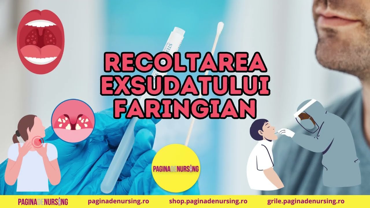 Recoltarea exsudatului faringian (Tehnica AMG)